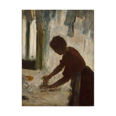 Edgar Degas 'A Woman Ironing' Canvas Art,35x47